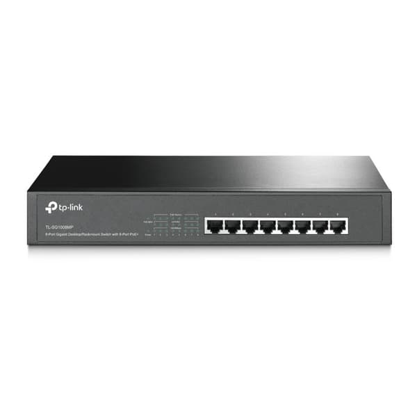TP-LINK TP-LINK TL-SG1008MP 8-portars Ethernet-switch - 2 lager stöds - Twisted Pair