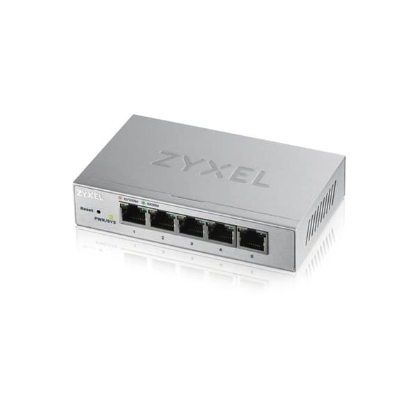 ZYXEL GS1200-5 5-portars hanterbar Ethernet-switch - 2 lager stöds - Twisted Pair - Desktop