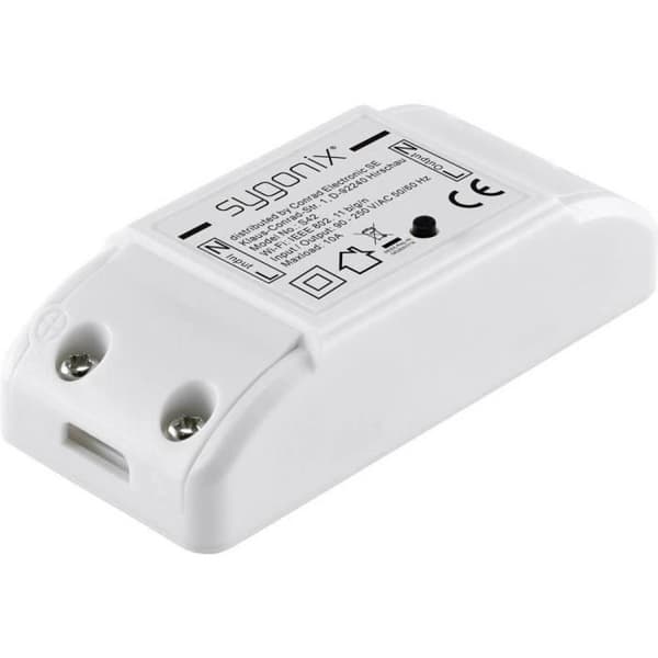 Sygonix SY-3822412 Inomhus Wi-Fi trådlös switch 2300 W