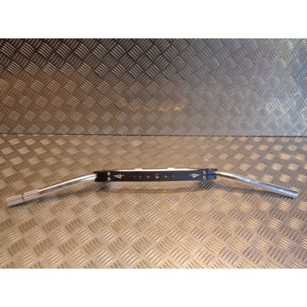 silver motorväg aluminium styre diam 22 med universell förstärkningsstång moto mecaboite cross enduro