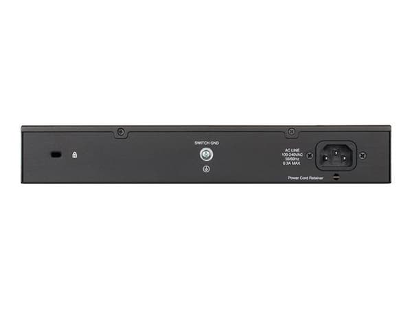 NÄTVERK, Switch, Fristående Switch, D-Link 24-portar 10/100/1000 Mbps Easy Enhance-specifikationer LAN-portar 24N Typ och