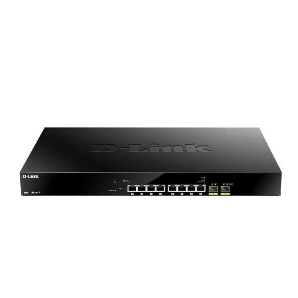 NÄTVERK, Switch, Fristående Switch, D-Link Smart 8 Port Baset Poe 2 10g SwitchD-Link DMS-1100-10TP. Sorts