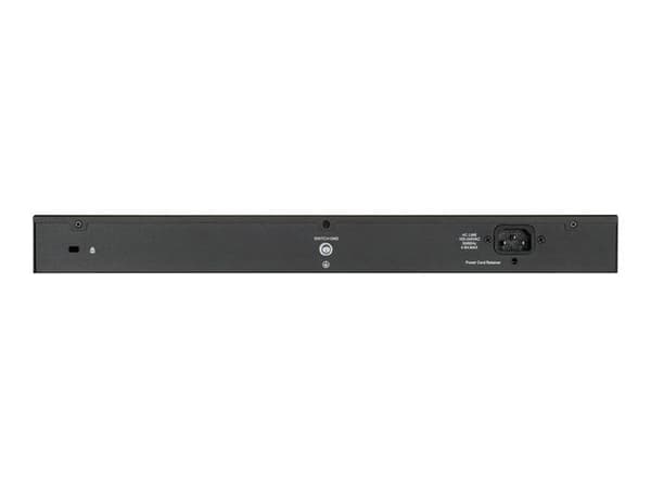 D-Link DGS 1100-26MPV2 - Switch - smart - Combo 24 x 10/100/1000 (PoE) + 2 x Gigabit SFP - stationär, rackmonterbar -