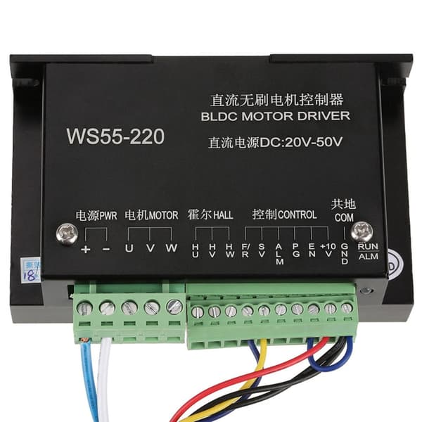 DC børsteløs motorcontroller, 20V-50V spændingsområde, 20000 RPM maksimal hastighed, flere beskyttelsesfunktioner