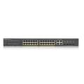 Miniatyrbild 3 av 3: Zyxel GS1920-24HPv2 24 x 10-100-1000 (PoE+) Smart Switch + 4 x Combo Gigabit SFP + 4 x 10-100-1000...