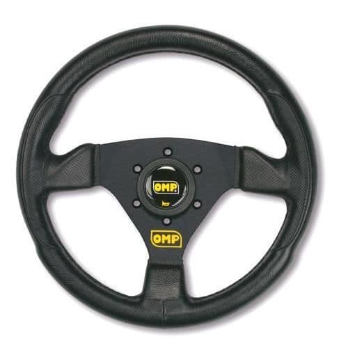 Volant - OMP - TRECENTO - Polyuretan Svart - 30cm - 6 hål