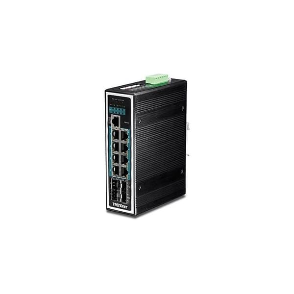 TRENDNET TI-PG1284i 8-portars hanterbar Ethernet-switch - 3 lager stöds - Modulär