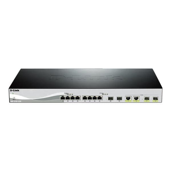DLINK DXS-1210-12TC Hanterbar Ethernet-switch med 12 portar - 2 lager stöds
