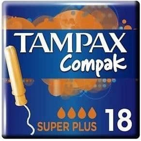 Tampax Tamponer Compak superplus 18 unidades Tampax compakregular es cómodo y diskret debido a su aplicador de plástico de punta r