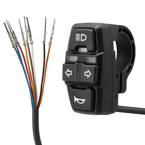 Interrupter för blinkers, strålkastare och ringklocka för Dualtron Ultra 2 Uppgradering Minimotors Svart