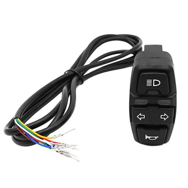 Interrupter för blinkers, strålkastare och ringklocka för Dualtron Ultra 2 Uppgradering Minimotors Svart
