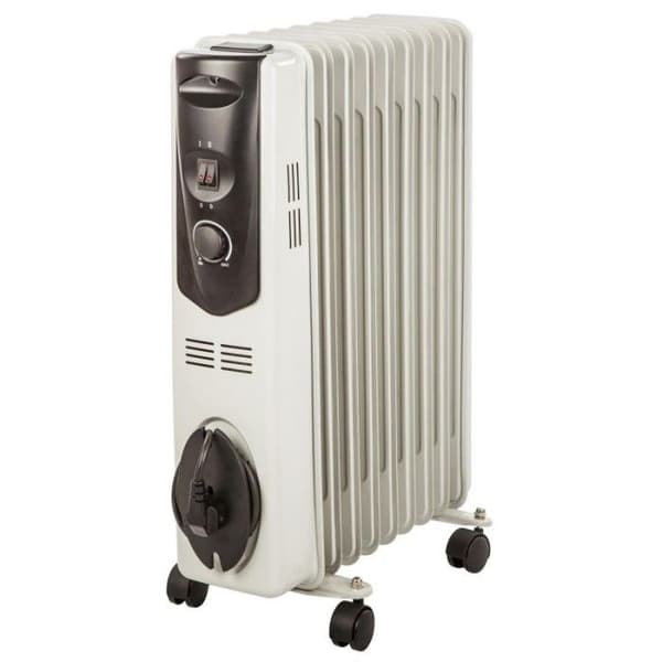Unelvent - Oljebadskylare 3vit 2kw 673997 Svart, Vit