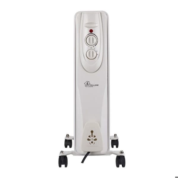 OUTLET Extralink EX.30622 elektrisk radiator Inomhus Vit 2500 W Elektrisk oljeradiator