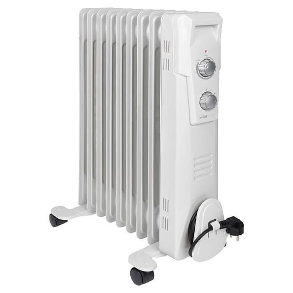 Oljefylld kylare 9R 2000W Clatronic RA 3736 Vit Vit