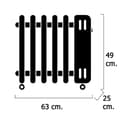 Miniatyrbild 2 av 2: Oljekylare 2000 w 11 element