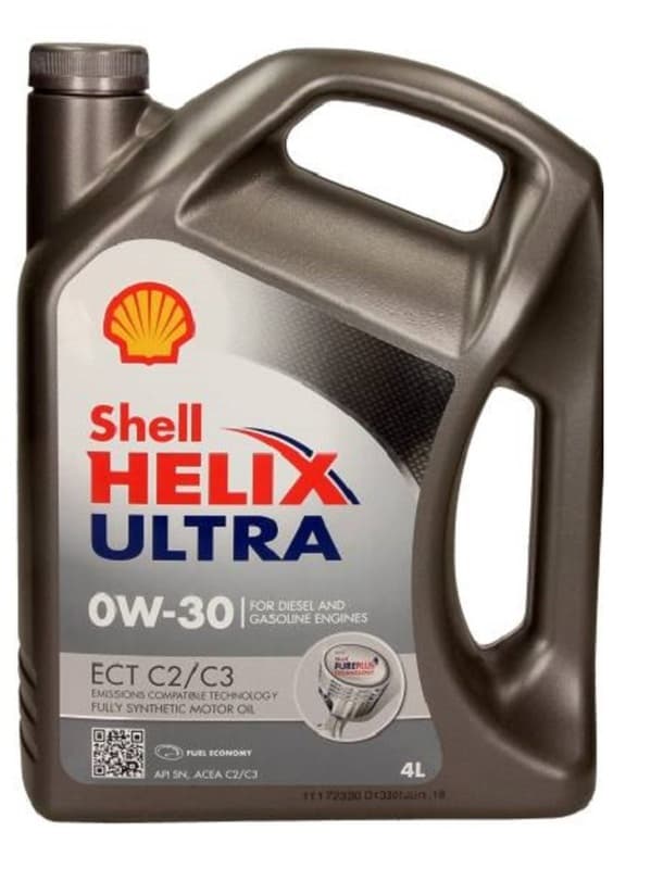 SHELL ÖLJY 0W30 4L HELIX ULTRA ECT C2/C3 / 504.00 507.00 / 229.31 229.51 229.52 / 9.55535-GS1 / 9.55535-DS1 / C30