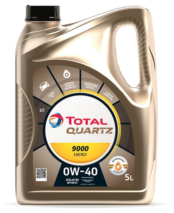 TOTAL OIL QUARTZ 0W40 5L QUARTZ 9000 ENERGY A3/B4 / SN/CF / 502.00 505.00 / 229.5 / WSS M2C 927-A / A40