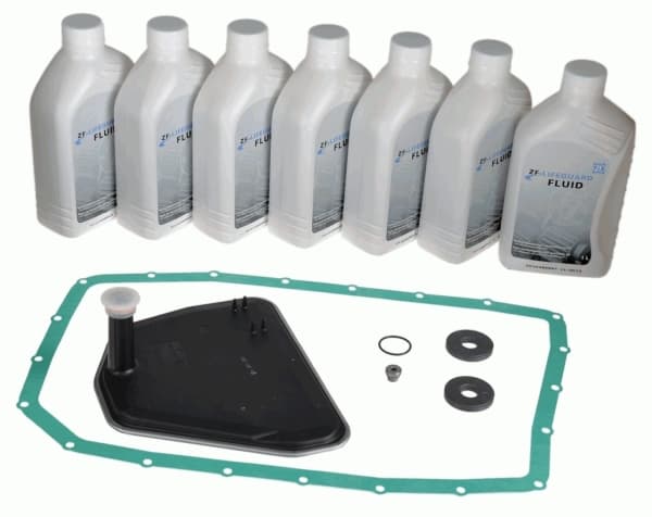 ZF PARTS OLIESKIFTESÆT TIL AUTOMATGEARKASSE BMW 7/X3/X5 3.0-4.8 00-08 MED OLIE
