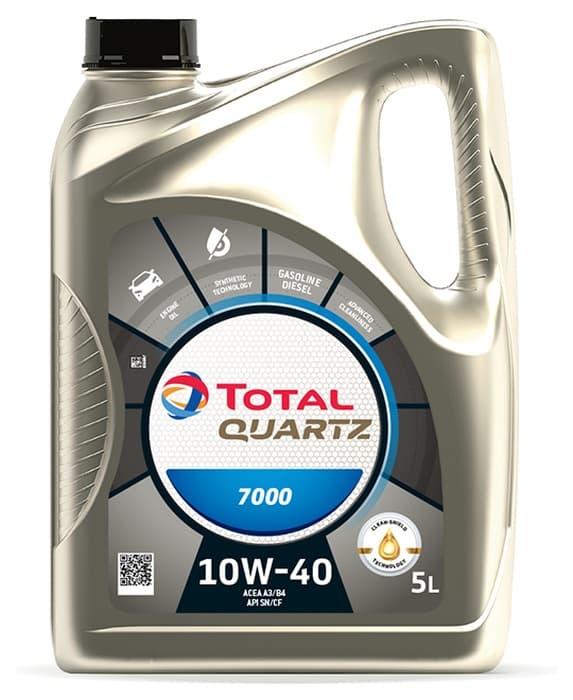 TOTAL QUARTZ ÖLJY 10W40 5L 7000 A3/B4 / SN/CF / B71 2300/2294 / 229.1 / 501.01 505.00 / 9.55535-G2