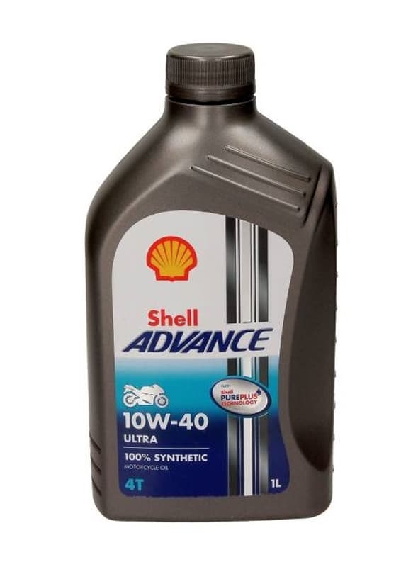SHELL OLIE 10W40 1L ADVANCE ULTRA 4T SYNTETISK/ JASO MA-2
