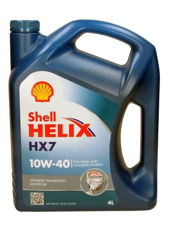 SHELL ÖLJY 10W40 4L HELIX HX7/ 502.00 505.00/ 229.3