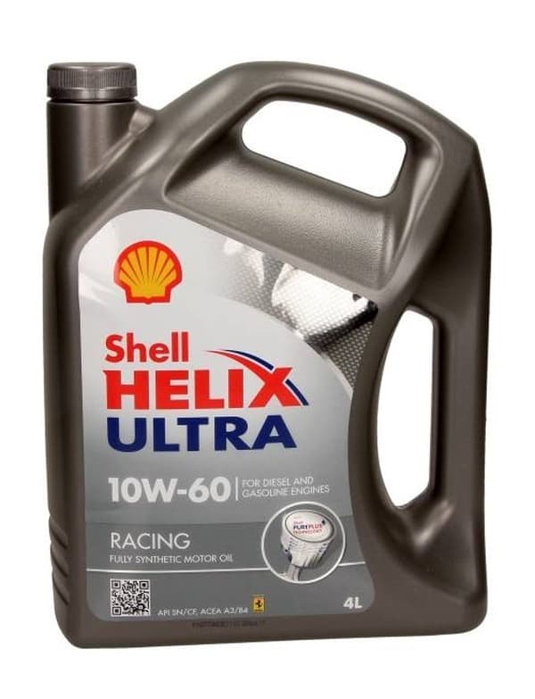SHELL ÖLJY 10W60 4L HELIX ULTRA RACING SN/CF