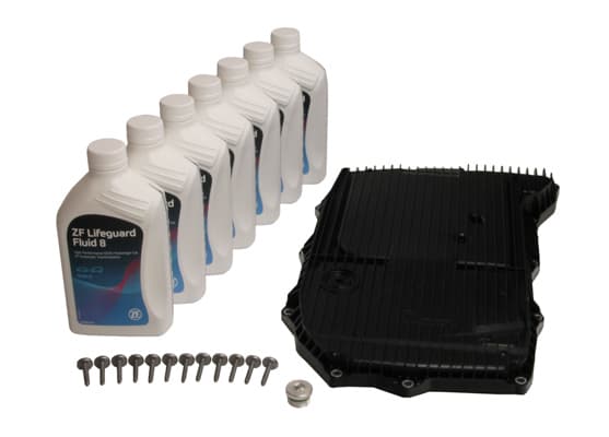 ZF PARTS AUTOMAATTIVAIHTEISTON ÖLJYNVAIHTOSARJA AUDI Q7 3.0-6.0 TDI 08- ÖLJYLLÄ