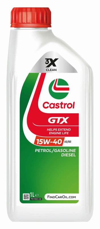 CASTROL ÖLJY 15W40 1L GTX / A3/B4 / SP / 229.1 / 501.01 505.00 / 9.55535-D2