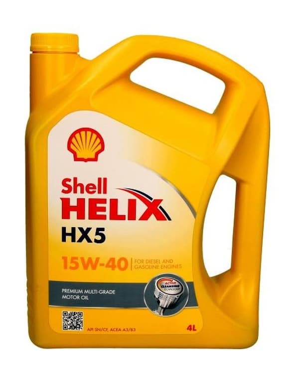SHELL OIL 15W40 4L HELIX HX5 SL/CF
