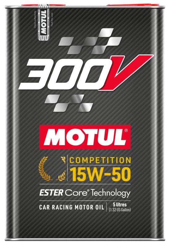 MOTUL ÖLJY 15W50 5L 300V KILPAILU-/ ESTERI-YDINTEKNOLOGIA