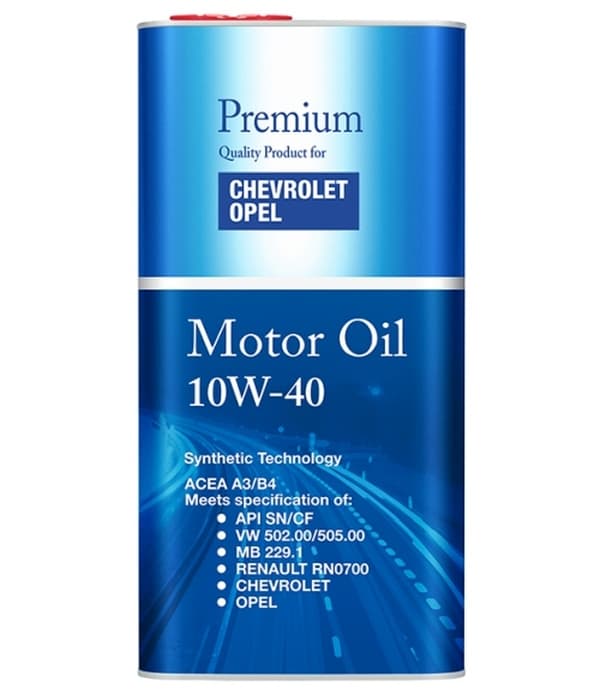 FANFARO (ERISTYKSELLISET ÖLJYT) ÖLJY OPEL/CHEVROLET 10W40 5L SN/CH-4 / A3/B4 / 502.00 505.00 / 229.1 229.3 / 0710 / B71 2294 / METALLIPAKKAUS