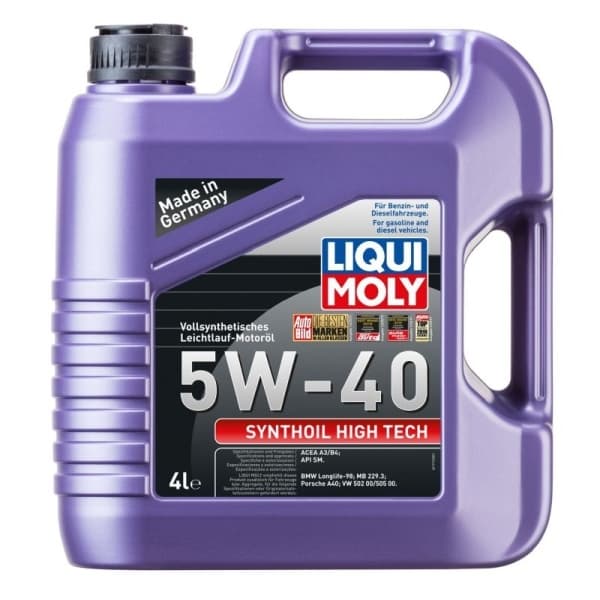 LIQUI MOLY OIL 5W40 4L SYNTHOIL HIGH TECH/ 229.1/ 502.00 505.00