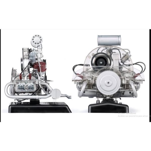 VW Bulli T1 4-cylindrig boxermotor, motorsats i skala 1:4