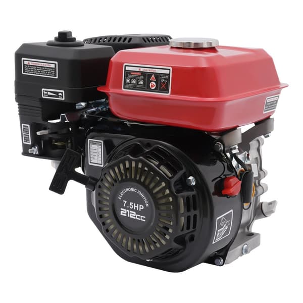 Gasdrevet motor, 7,5 HK, 212 cc slagvolumen,sort