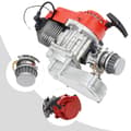 Miniatyrbillede 2 af 4: 49cc 2-takts motor, luftkølet, CVT gearkasse, 1,9 kW effektudgang