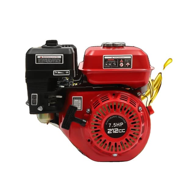 Gasdrevet motor, 7,5 HK, 212 cc luftkølesystem,7,5HK