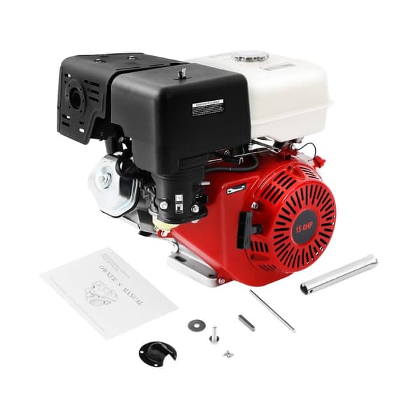 Benzinmotor, 9700W effekt, 420cc slagvolumen,Rød