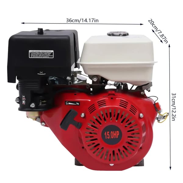 Bensiini moottori, 420CC 15HP teho, 4-tahtitehokkuus,420CC 15HP 4-tahtinen