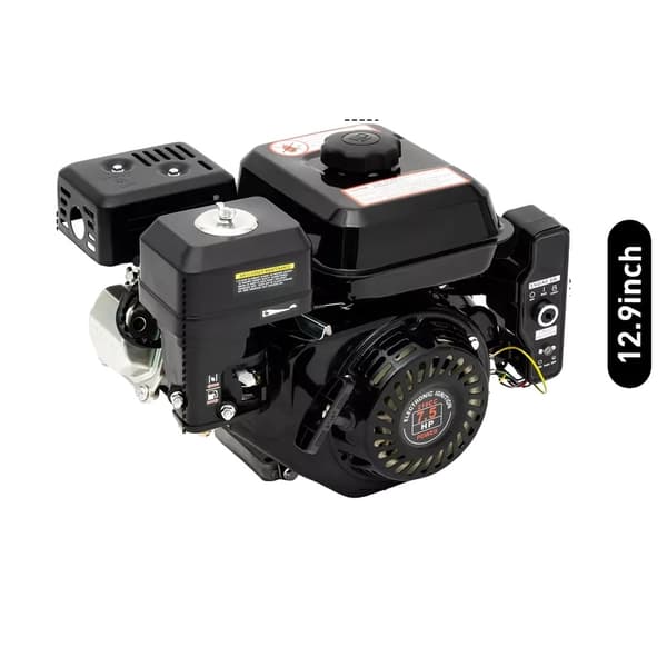 Gasmotor, 7,5 HK effekt, kompakt storlek,svart