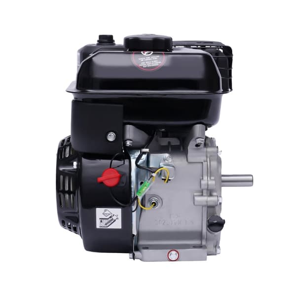 4-taktsmotor, kraftfull 7,5 hk, energieffektiv drift,svart