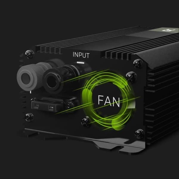 Spänningsomvandlare - Green Cell - 300W/600W - Sinusformad - Universal - Resor, Camping
