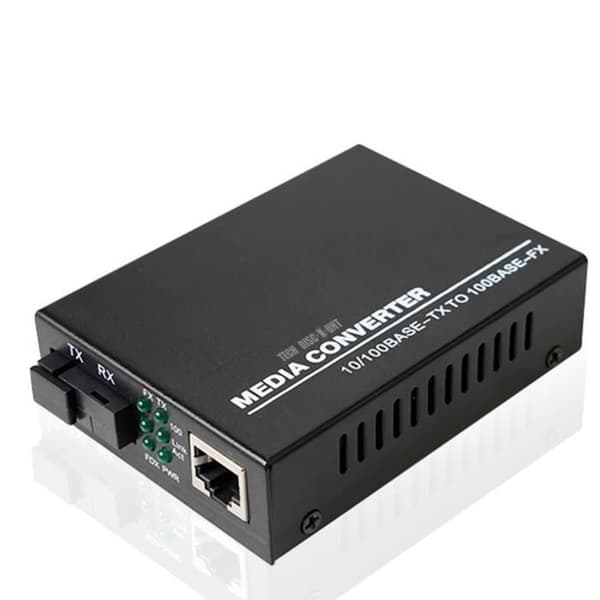 Optisk Ethernet-konverter - Tech Discount® - SC RJ45 - 10/100Mbps - 20km