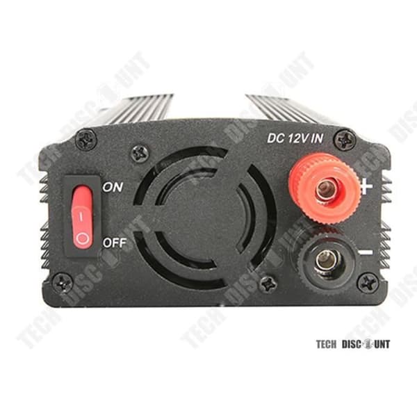 TD® Omvandlare spänningstransformator 12v 220V-110 Cigarettändare strömförsörjning universaluttag batteriladdare