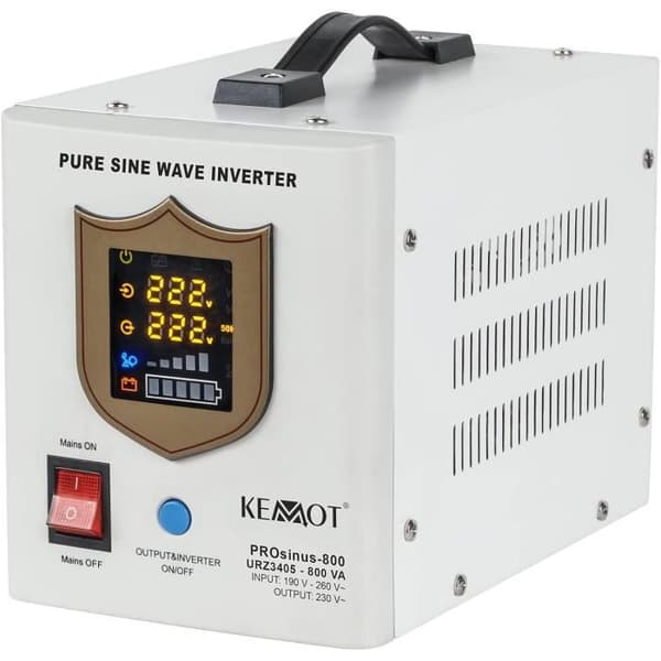 Ondulator - KEMOT - PROsinus-500 - 500 W - 12 V - Ren sinusformig