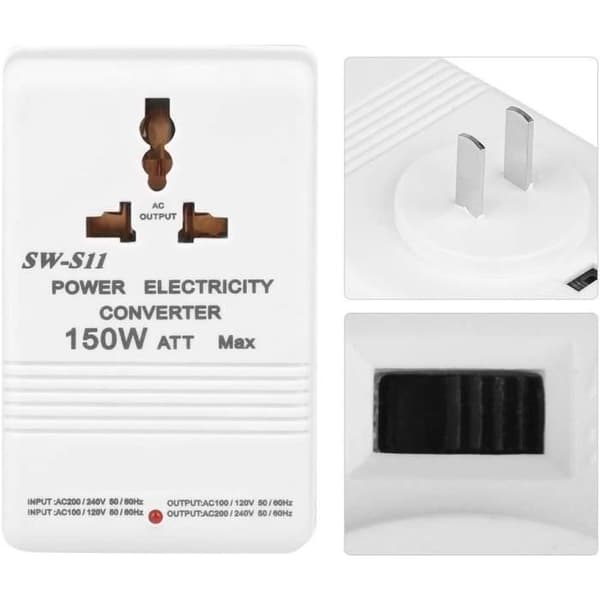 Walfront 150W SW-S11 Spänningsomvandlare Transformator 220V till 110V till 220V CN-kontakt