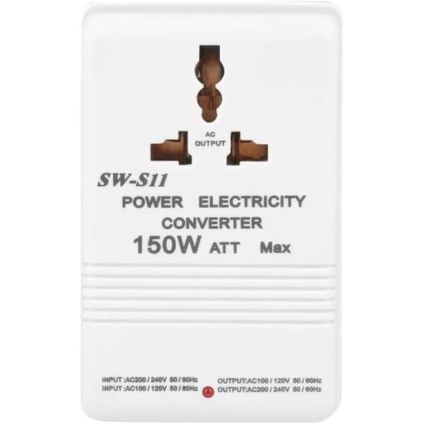 Walfront 150W SW-S11 Spänningsomvandlare Transformator 220V till 110V till 220V CN-kontakt