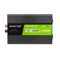 Miniatyrbild 2 av 6: Green Cell - PowerInverter spänningsomvandlare med LCD-skärm 12V till 230V 2000W/4000W ren sinusvåg