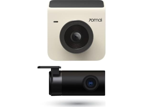 70mai Dash Cam A400 + Rear Cam RC09 Set White