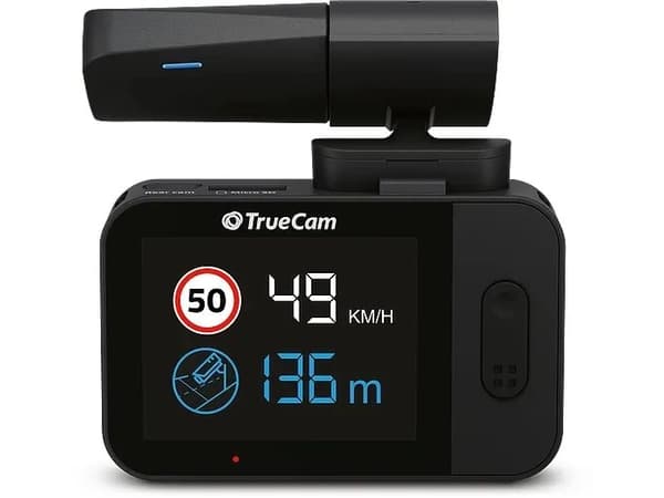 TrueCam bakkamera M7 GPS Dual, Full HD, 1920 x 1080 pixlar, 150°, 30 fps, 0,9 MP, 130°