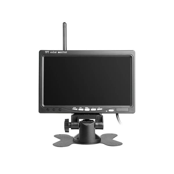 HästTrailer-kamera Trådlös trailerkamera, 7" display för hästtransport, auto IR-mörkerseende, 120° vidvinkel
